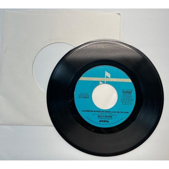 Billy Ocean Caribbean Queen / Instrumental 45 Funk Pop Soul Jive 9119 - Picture 4 of 4